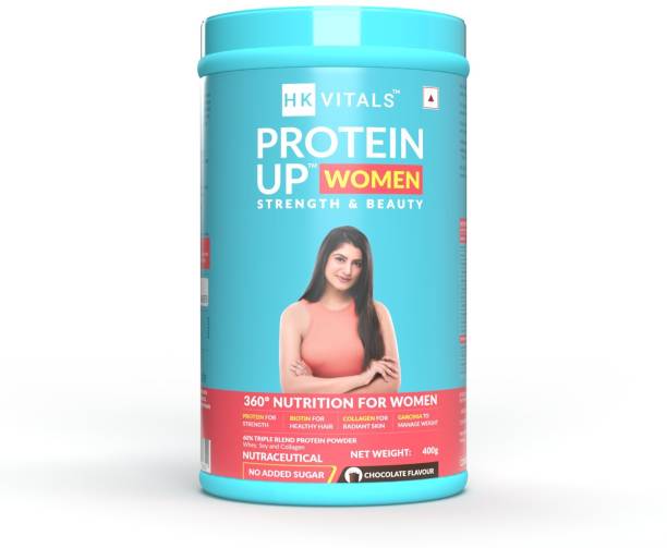 HEALTHKART HK Vitals ProteinUp Women, Triple Blend Whey Protein with Collagen & Biotin Whey Protein