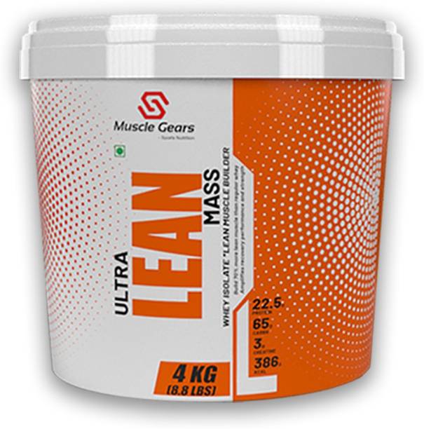 Muscle Gears Ultra Lean Mass 8.8lbs Cookies & Cream Weight Gainers/Mass Gainers