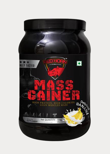 red horn 25g Protein per Serving, High Calories for Lean Muscle Weight Gainers/Mass Gainers