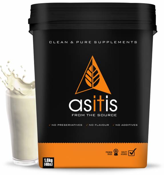 AS-IT-IS Nutrition AS-IT-IS Raw Whey Protein Concentrate 80% |24g Protein|USA Labdoor Tested (4lbs) Whey Protein