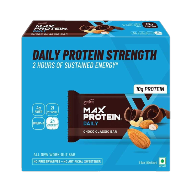 RiteBite Max Protein Daily Choco Classic Protein Bars