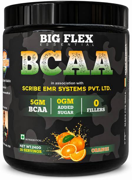 Bigflex Desh Ka BCAA Powder – 5g Pure BCAA per Serving | 30 Servings BCAA