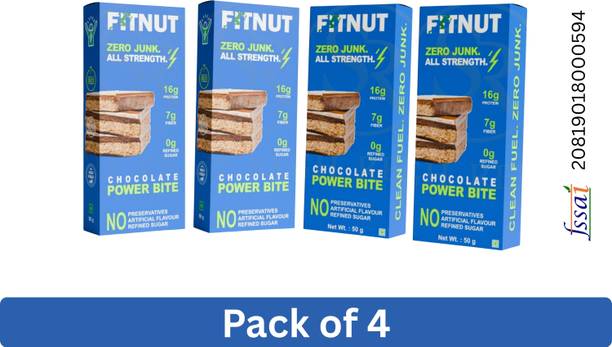 FIT NUT Protein Chocolate Bar - 16g Protein | 7g Fiber | No Added Sugar | Whey Protein Protein Bars