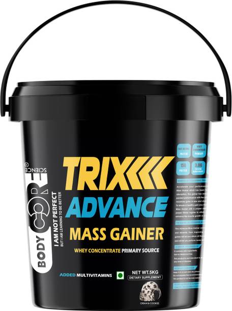Body Core Science Trix Advance Mass Gainer-5Kg Weight Gainers/Mass Gainers