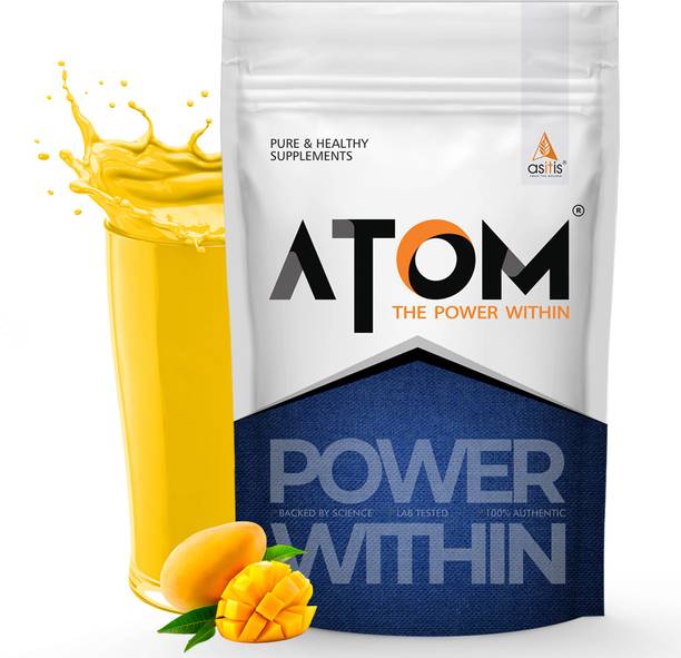 AS-IT-IS Nutrition ATOM Pea Protein, 29g Protein, Fast Recovery, Vegan - 1 kg - Mango Fusion