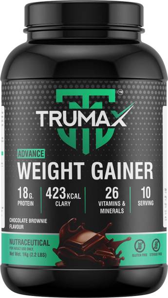 TRUMAX Advance Weight Gainer | 18g High Protein with 26 vitamin & minerals | Weight Gainers/Mass Gainers