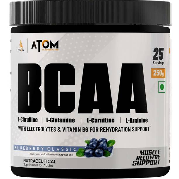 AS-IT-IS Nutrition ATOM BCAA 250g with L-arginine, L-Carnitine, L-Citrulline | BCAA