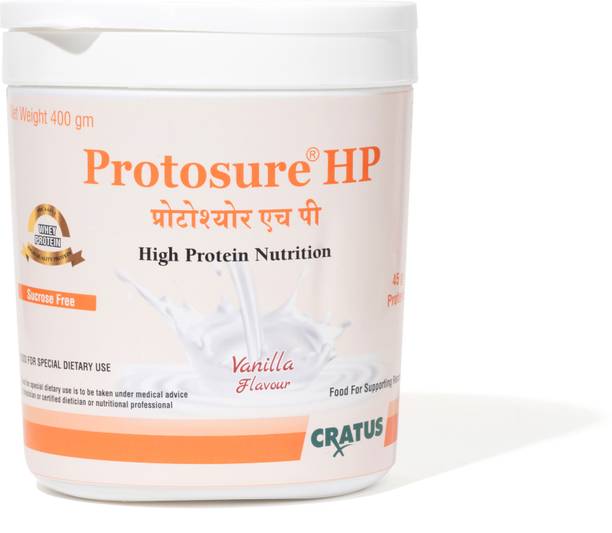 CRATUS Protosure HP Mass Gainer for Diabetics Helps Build Body Mass Protein Nutrition Whey Protein