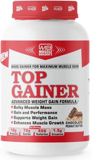 MB MUSCLE BUILDER'S Top Gainer For Bulk Mass Gain & Support Weight Gain With Rapid Muscle Growth. Weight Gainers/Mass Gainers