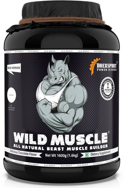 DREXSPORT Wild Muscle Whey Protein Powder, All-Natural Muscle Builder Whey Protein