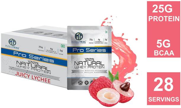 Muscle Trail Pro Series |28 servings |Primary Source Isolate |5g BCAA, 25g 100% Natural Whey Protein