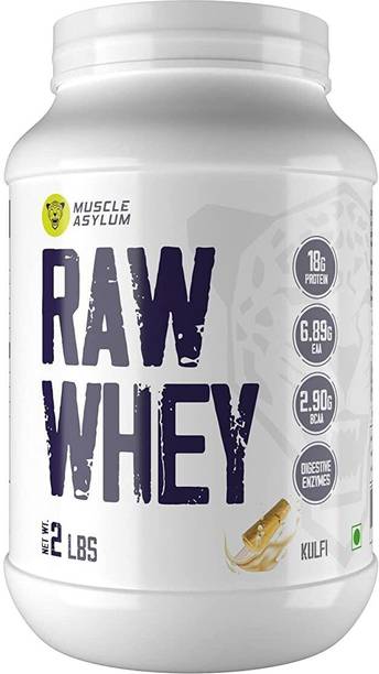 Muscle Asylum Raw Whey Protein Concentrate- 18g per serving, Whey Protein