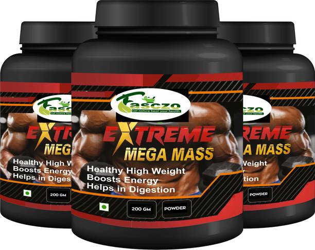 Fasczo Extreme Weight Gain Powder : Women & Men / Gain Weight Upto 1.3 Kg/Month Weight Gainers/Mass Gainers