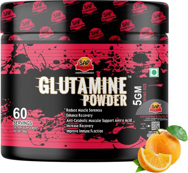 SAP Nutrition Glutamine Powder, Amino Acid Support & Muscle Recovery, 60 Serves Glutamine