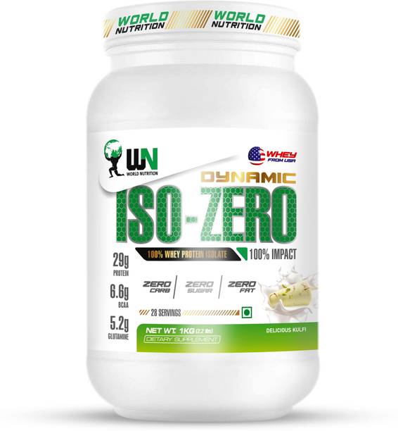 WN WORLD NUTRITION Dynamic ISO-Zero 100% Whey Protein Isolate Whey Protein
