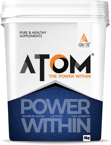AS-IT-IS Nutrition ATOM PWR XL I 24g Protein, DigeZyme I Lean Muscle Gains, Rapid Recovery Whey Protein