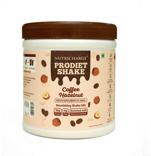 Nutricharge Prodiet Coffee Hazelnut - (200g) | Protein | enriched with Vitamins & Minerals Protein Shake