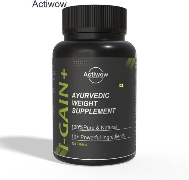 ACTIWOW i-Gain+ I Organic Protein Gainer I Boosts Healthy Muscle & Weight Gain Weight Gainers/Mass Gainers
