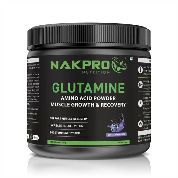 Nakpro Glutamine Supplement Powder JAR | Muscle Growth & Recovery Glutamine