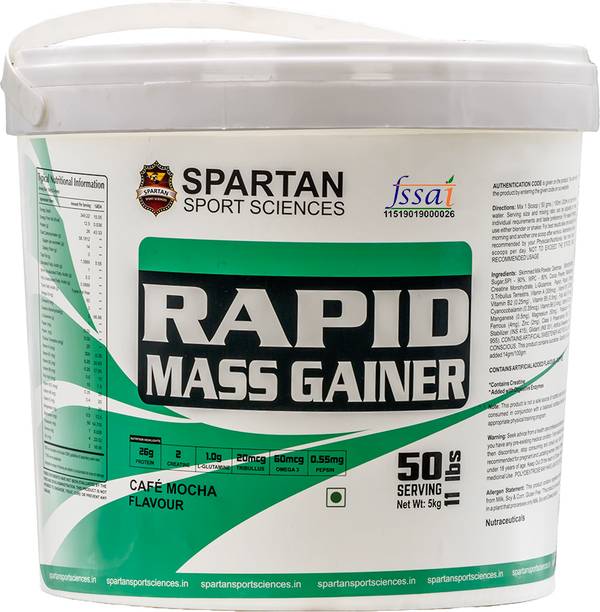 Spartan Sport Sciences Rapid Mass Gainer Weight Gainers/Mass Gainers