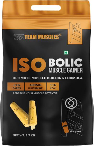 TEAM MUSCLES Isobolic Muscle Gainer Weight Gainers/Mass Gainers