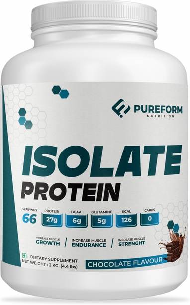 PUREFORM NUTRITION Isolate Powder with Vitamins for Immune Support Whey Protein