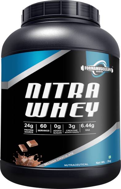 Formamusclelife nutrition Nitra Whey Protien Chocolate Whey Protein