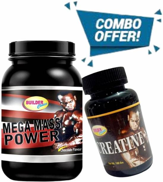 builder choice MEGA MASS POWER 1.5KG (1000G + 500G) COMBO PACK Weight Gainers/Mass Gainers