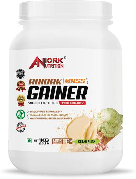 Aniork Nutrition Mass Gainer | 15GM Protein for Strength, Weight Gain & Muscle Recovery Weight Gainers/Mass Gainers