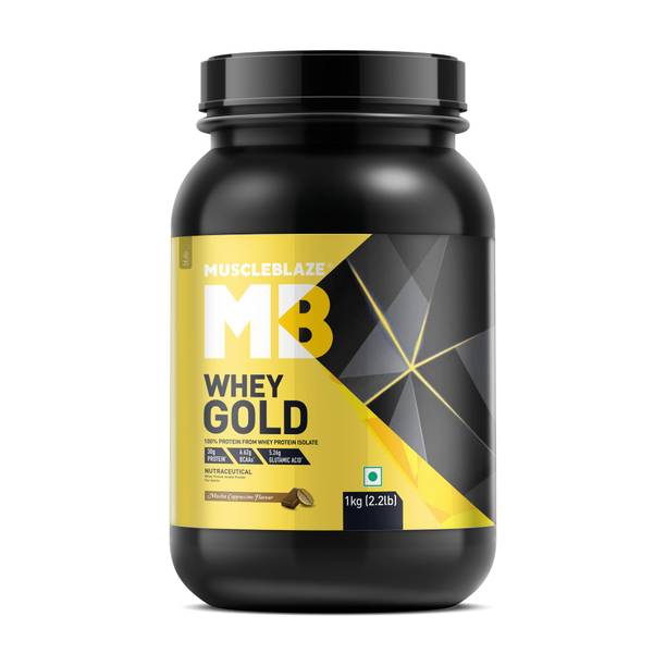 MUSCLEBLAZE Whey Gold 100% Whey Isolate Whey Protein