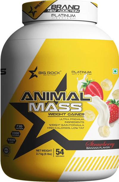 BIG ROCK NUTRITION Animal Mass Weight Gainer Powder for Men and Women Weight Gainers/Mass Gainers