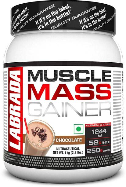 Labrada Labrad Muscle Mass Gainer Powder- 2.2 lbs (1 kg) (Chocolate) Weight Gainers/Mass Gainers