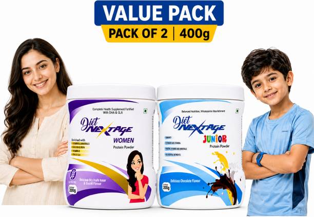 Nextage Women & Junior Protein Powder Combo | Nutrition Drink for Women & Kids Protein Shake
