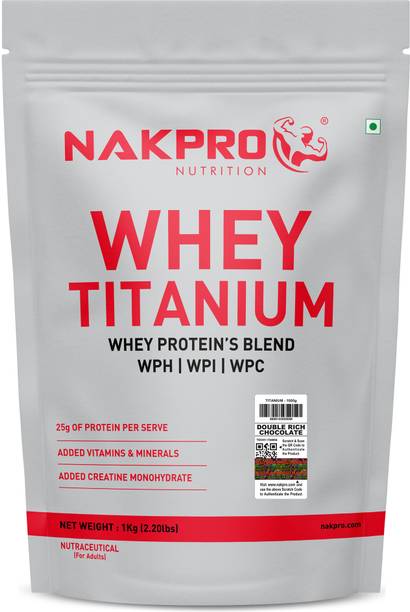 Nakpro TITANIUM Whey Protein Hydro, Isolate & Concentrate Whey Protein