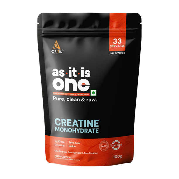 AS-IT-IS Nutrition One Creatine Monohydrate-Enhanced Muscle Strength, Stamina & Growth Creatine