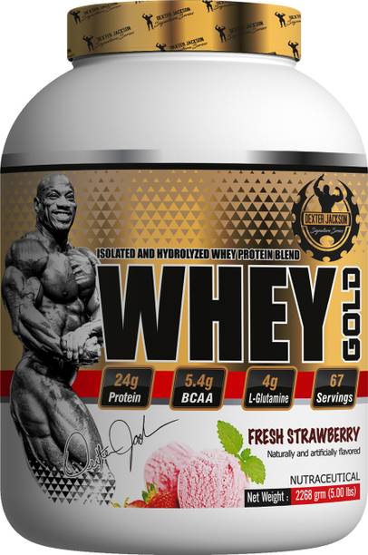 dexter jackson DJSS GOLD SERIES WHEY GOLD FRESH STRAWBERRY Whey Protein