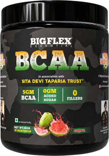Bigflex Desh Ka BCAA Powder – 5g Pure BCAA per Serving | 30 Servings BCAA