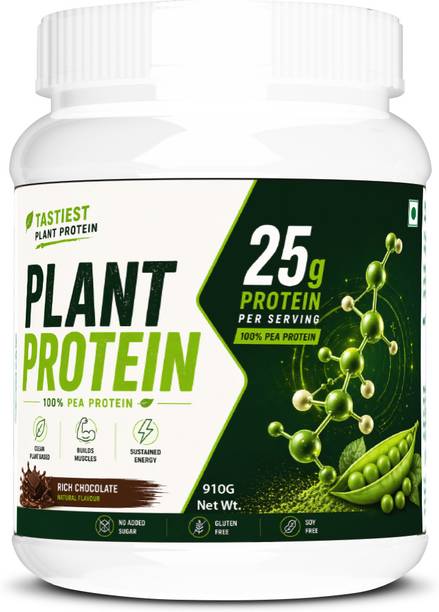 SOS Nutrition Plant Protein Powder, 25g Protein, 100% Protein Isolate, Vegan, No Added Sugar Plant-Based Protein