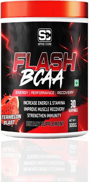 SPINECORE NUTRITION Flash BCAA For Muscle Growth,Recovery & Endurance | 40 Servings | BCAA
