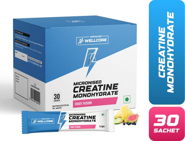 Wellcore Micronised Creatine Monohydrate(30 Sachets) | Lab Tested | Enhanced Absorption Creatine