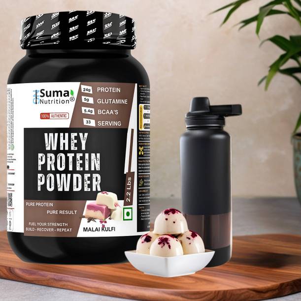 sumanutrition Whey Protein Powder - 1 kg / Shaker Free| Protein Supplement for Muscle Recovery Whey Protein