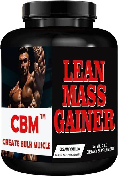 CBM Creamy Vanilla Lean Mass Gainer 2lb 950gm Weight Gainers/Mass Gainers