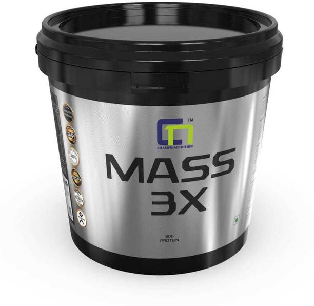 CHAMPS NUTRITION Mass 3X 9 Lbs Weight Gainers/Mass Gainers
