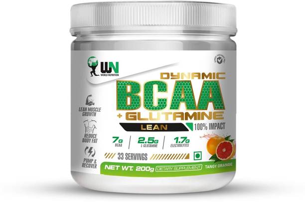 WN WORLD NUTRITION Branched-Chain Amino Acids + Glutamine BCAA