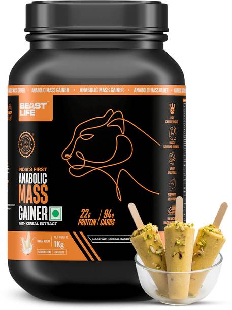 BeastLife High Rich Protein Gainer - No Maltodextrin Weight Gainers/Mass Gainers