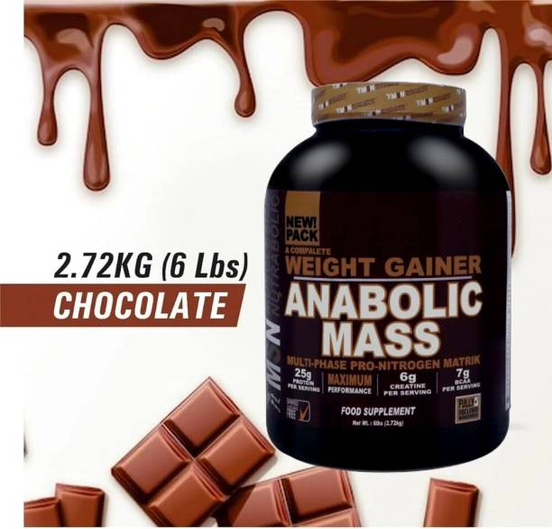 MUSCLE SIZE Anabolic Mass Gainer And Weight Gainer (6lbs.2720g) Weight Gainers/Mass Gainers
