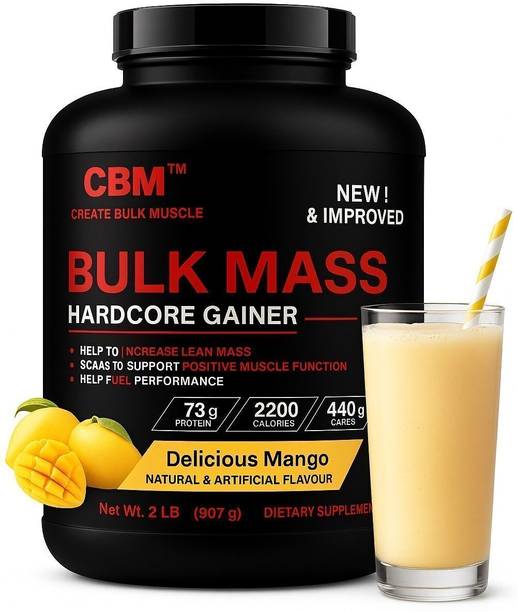 CBM BULK MASS GAINER FOR MUSCLE AND WEIGHT GAIN Weight Gainers/Mass Gainers