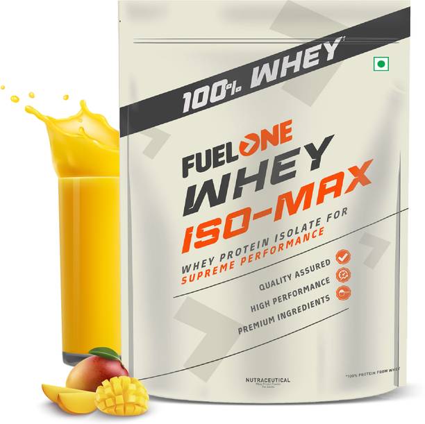 FUELONE Whey Iso-Max, Whey Protein Isolate, 28g Protein Whey Protein