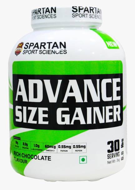 Spartan Sport Sciences 3kg Advance Size Gainer Weight Gainers/Mass Gainers