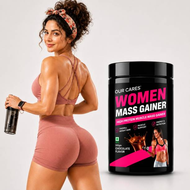 Ourcares Women Mass Gainer | Curves Support Formula for Hips Growth Weight Gainers/Mass Gainers